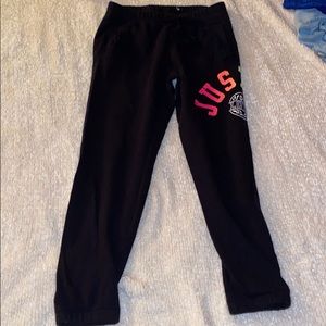justice rainbow sweatpants